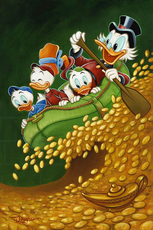 Uncle Scrooge s Wild Ride  by Tim Rogerson | Signed and Numbered Edition Cheap