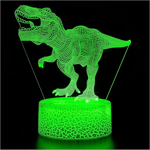 Dinosaur 3D Illusion Lamp Hot on Sale