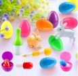 18 Pack Easter Eggs with Colorful Transform Novelty Pens Fillers Easter Eggs with Toys Inside Easter Gifts for Kids Easter Egg Hunt Cheap