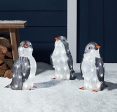 3pcs Christmas Penguin Light Up Ornaments,Christmas Penguin Acrylic Light Up Indoor Outdoor Figurine Garden Decor, with LED Mini Lights Online now