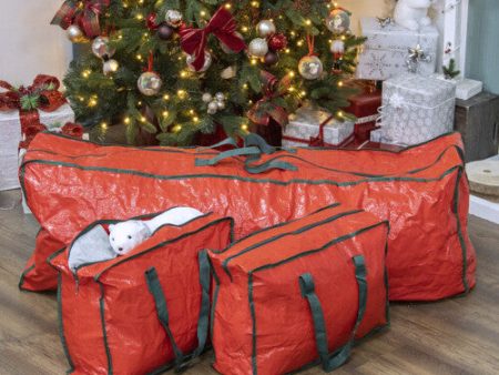 3 piece Christmas Tree and Decoration Storage Bag Set Discount