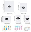 24 Pcs Hospital Maternity Bags with Stickers Fashion