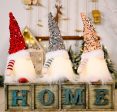 3PCS Light Up Gnome Christmas Decoration With Light, Handmade Swedish Santa Gnomes with Glitter Hat Craft, Gonk Elf Christmas for Indoor Decoration Holiday Decor (3 Pack) Supply