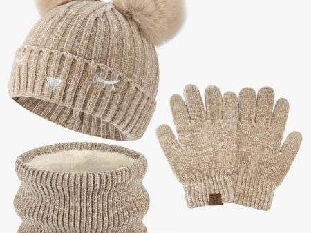 Toddler Boys Girls Winter Warm Knit Beanie For Sale