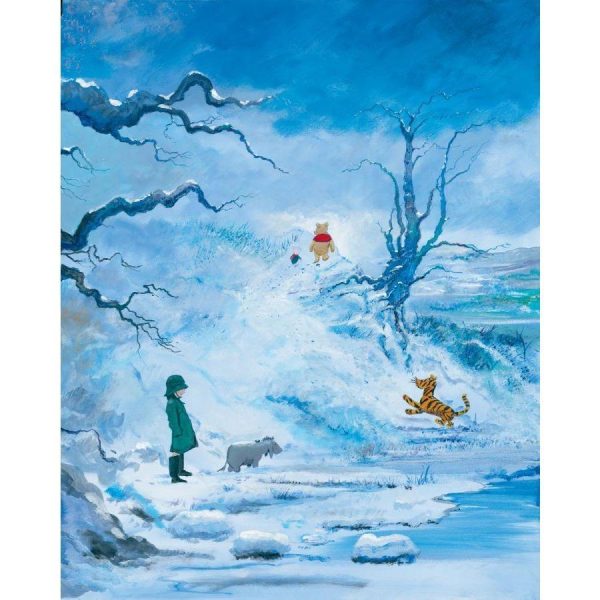 Disney Fine Art - Winter In The 100 Acre Wood Cheap