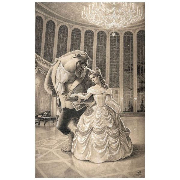 Disney Fine Art - A Dance with Beauty Online Hot Sale