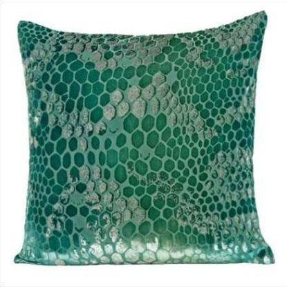 Kevin O Brien Snakeskin Velvet Pillow SNP-H57-22 Sale