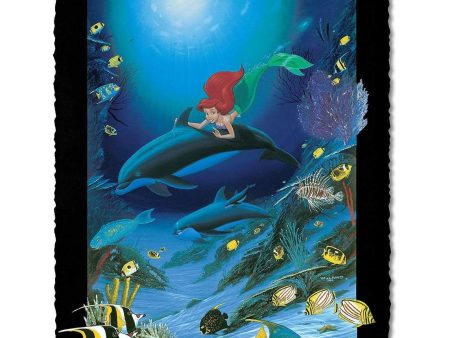 Disney Fine Art - Ariel s Dolphin Ride - Artist Proof Sale