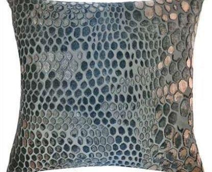 Kevin O Brien Snakeskin Velvet Pillow SNP-H54-22 Online Hot Sale