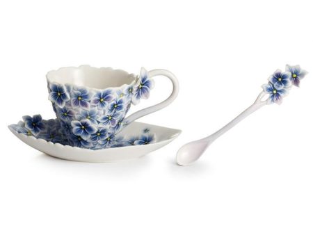 Franz Collection Floral Bouquet Cup Saucer & Spoon FZ01834 Online Sale