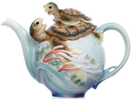 Franz Collection Turtle Bay Teapot FZ01859 Discount