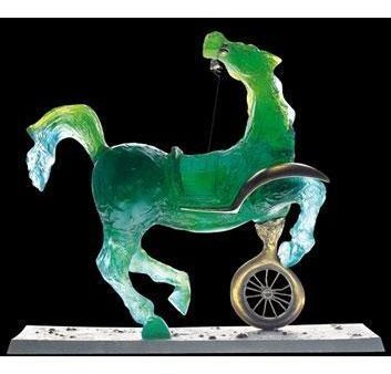 Daum Crystal Velocipede Horse 03098 For Discount