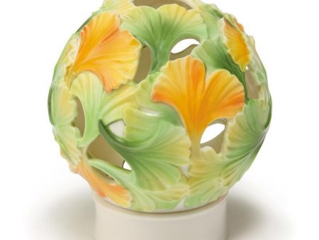 Franz Collection Spa Gingko Candleholder FZ01942 For Cheap