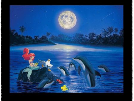 Disney Fine Art - Ariel s Dolphin Serenade For Discount