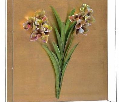 Tommy Mitchell Vanda Orchid Studies - Painted & Guilded 9 0009LVSPG For Sale