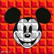 Disney Fine Art - 8 Bit Block Mickey Red Online