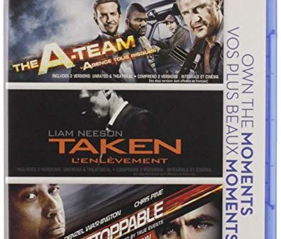 A-TEAM TAKEN UNSTOPPABLE - BLU-TRIPLE FEATURE For Sale