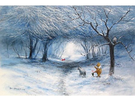 Disney Fine Art - Winter Walk Online now