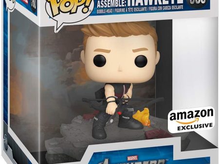 AVENGERS ASSEMBLE: HAWKEYE #586 - FUNKO POP!-DELUXE-EXCLSUIVE For Cheap