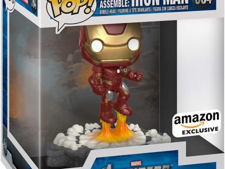 AVENGERS ASSEMBLE: IRON MAN #584 - FUNKO POP!-DELUXE-EXCLSUIVE For Sale